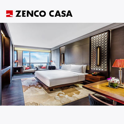 Qualität  Chinese Style Hotel Bedroom Furniture Set Customizable Size And Color Fabrik