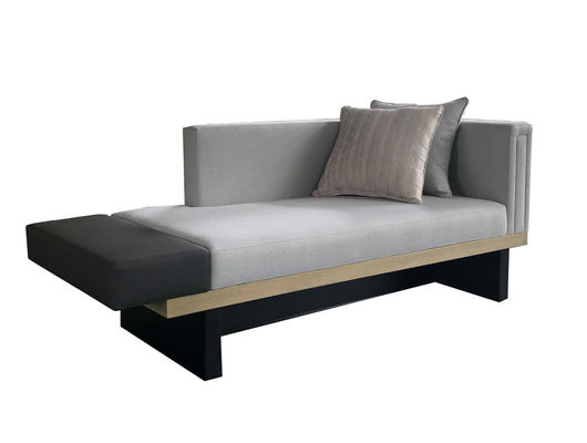 Zeitgenössische Chaise Lounge Chair Eco Light-Luxusmöbel ISO9001 185*75*75cm