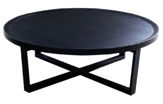 Schwarzer zeitgenössischer moderner Art-Couchtisch 1000*600*450mm