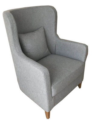 Luxusmöbel Gray Upholstered Armchair Stylish des Licht-ISO9001 nach Maß