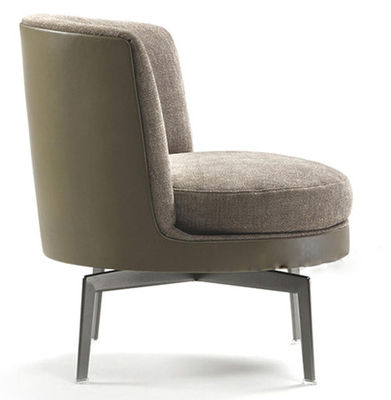 Nordische Art-Gewebe-Freizeit-Stuhl-ergonomische breite Innenanwendbarkeit 610*660*720mm