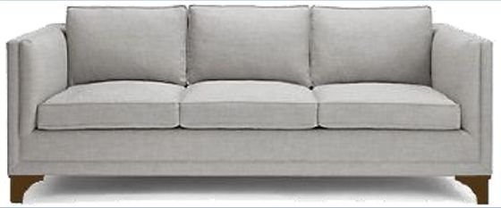 Dauerhafte stilvolle Grey Living Room Furniture 200*87*80cm lange Gray Sofa ISO 14001