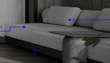 Moderne Art-moderne Fünf-Sterneart Sofa Chair