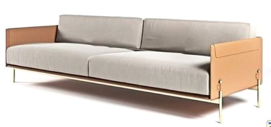Wasserdichte Hotel-Lobby-Möbel doppelter Sofa Modern Settee Sofa 1800*900*790mm