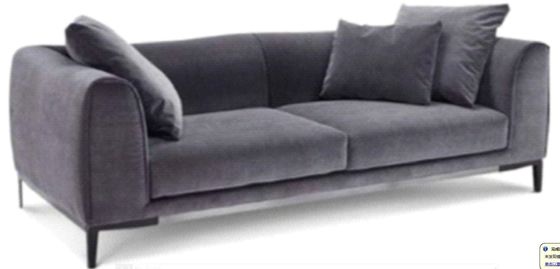 Kommerzieller schwarzer Sofa And Loveseat 2 Sitzer ODM kleine Loveseat-Couch