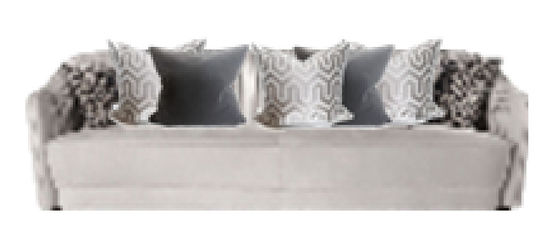 Kommerzielle bequeme Samt-Couch-bequemer 4 Sitzer Sofa Scratch Proof