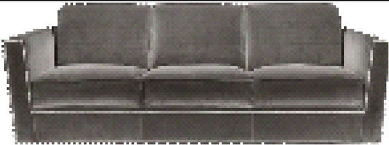 Spitzensofas ISO 18001 und Loveseats-Hotel-Lobby-Möbel 180*80*82cm