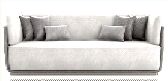 Polsterungs-tiefe bequeme Couch-Polsterungs-Hotel-Lobby-Couch Sofa Skin Friendly