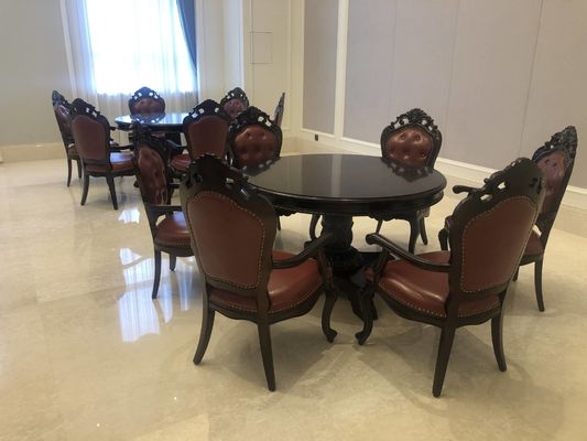 Fünf-Sternehotel-internationales Hotel-Gewohnheits-Speisetisch stellte abgrifffesten wasserdichten kundengebundenen Sofa Set ein