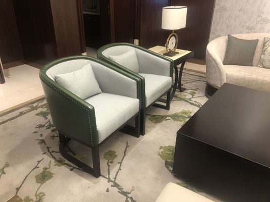 Fünf-Sternehotel-internationales Hotel-Gewohnheits-Speisetisch stellte abgrifffesten wasserdichten kundengebundenen Sofa Set ein