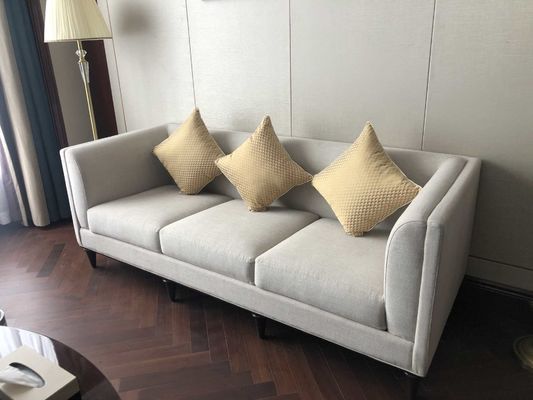 Fünf-Sternehotel-internationales Hotel-Gewohnheits-Speisetisch stellte abgrifffesten wasserdichten kundengebundenen Sofa Set ein