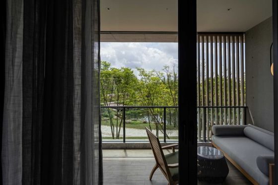 Verschleißfest Resort-Stil Wohnung Möbel Set angepasste Sofa und Stühle