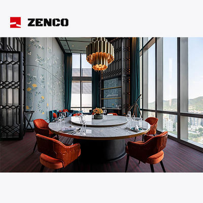 Hotel-Restaurant-Möbel-Set mit elektrischem Esstisch mit passenden Esstühlen