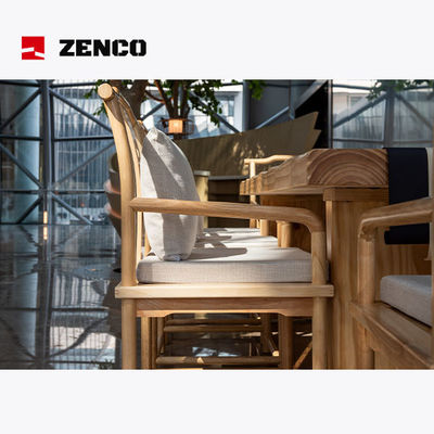 Hotel Lobby Möbel Set enthält Massivholz aus Teetisch, Teestuhl, Couchtisch
