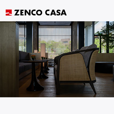 Hotel Freizeitmöbel Festplatten für mehrere Personen Sofa Rattan Elemente Loungestuhl Moderner Stil Kaffeetisch