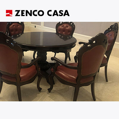 Hotel Freizeitbereich Möbel im europäischen Stil Wohnstuhl mit kleinen runden Tisch