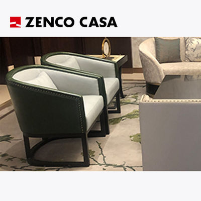 Moderner Stil Hotel Lobby Freizeitmöbel Set inklusive Sofa Freizeitstuhl Kaffeetisch