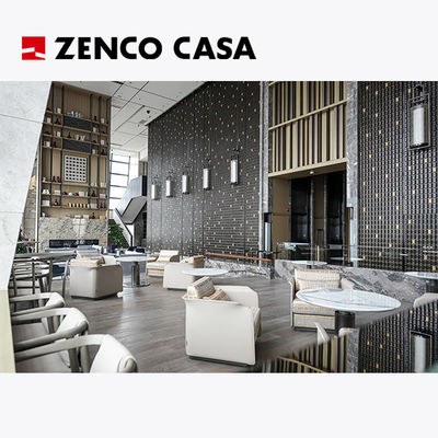 Hotel-Lounge-Möbel-Set enthält 2 Einzel-Lounge-Stühle mit Couchtisch