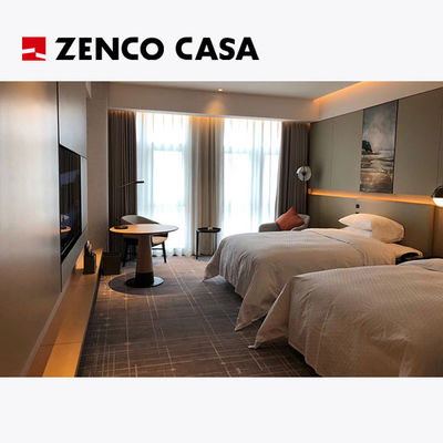 ISO14001 Moderner Stil Hotel Schlafzimmermöbel inklusive Zwillingsbetten und Schrank