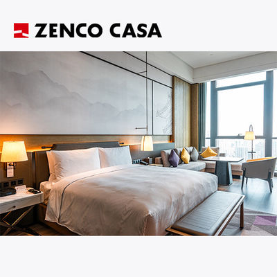 Luxus-Hotel-Schlafzimmermöbel mit King-Bett und Nachttisch