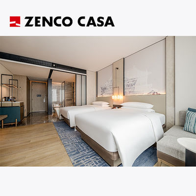 Hotelzimmermöbel mit Einzelbett und Nachttisch