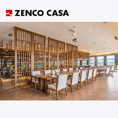 Hotel-Restaurantmöbel umfassen Einzelmassivholz-Esstisch und Esstühle