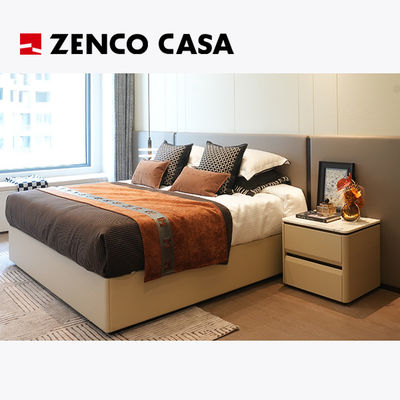 Leichtes Luxus-Stil-Apartment Schlafzimmermöbel-Set mit komfortablem Kingsize-Bett