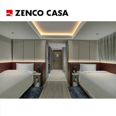 Modernes Hotel-Twin-Schlafzimmer-Möbel-Set umfasst 1300*2000mm Einzelbett